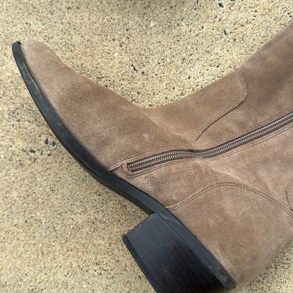 Vince Camuto over the knee tan suede boots sz 10 - Picture 4 of 11